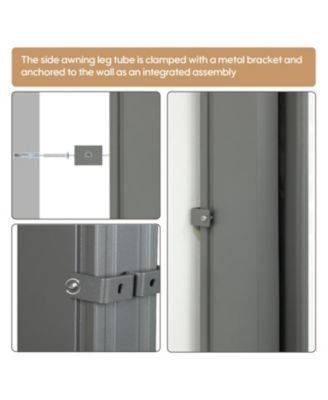 Retractable Side Awning 276" Beige