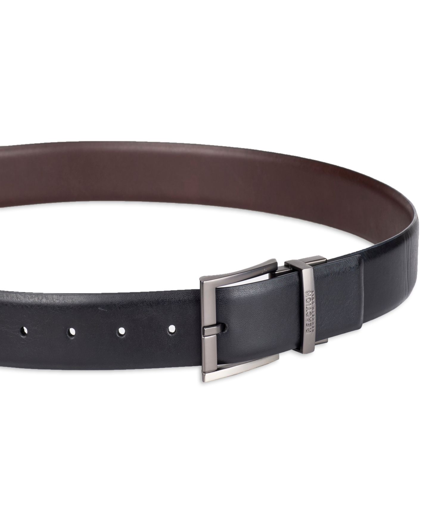 Мужской ремень Kenneth Cole Reaction 2-In-1 Reversible Stretch Dress Belt — фото 2