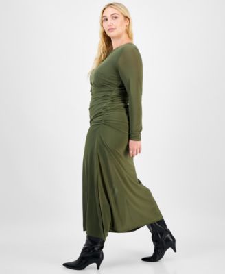 Plus Size Mesh Maxi Dress, Macy's Exclusive