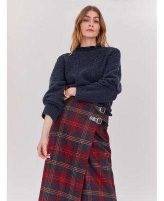 Women's British Wool Gansey Sweater