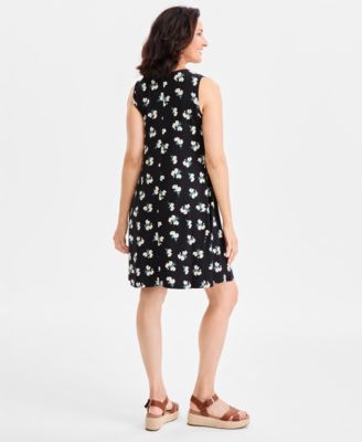 Women's Printed Sleeveless Flip Flop Dress, Macy's Exclusive