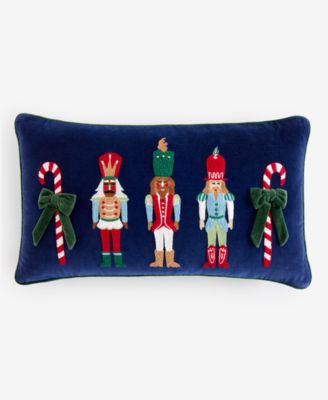 Holiday Lane - Nutcrackers Decorative Pillow, 14" x 24"