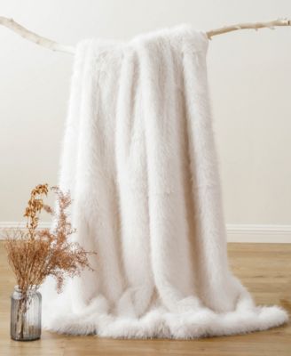 Lifestyle Faux Fur Throw, 60" x 80"