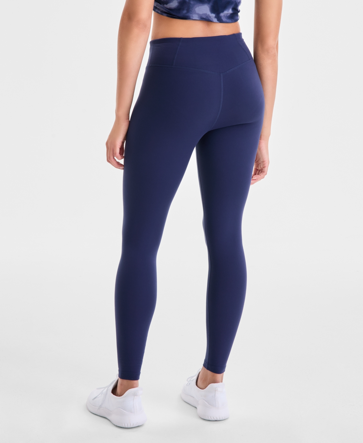 Id Ideology Women's Studio Full-length Leggings, Exclusively At Macy's In Blue