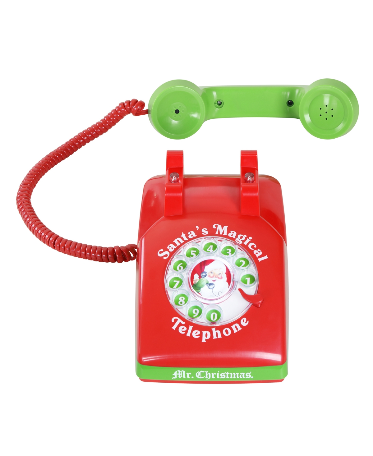 Mr. Christmas Santa's Magical Telephone In Red