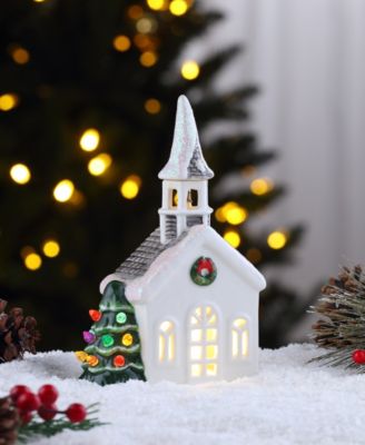 7.3" Nostalgic Village Church