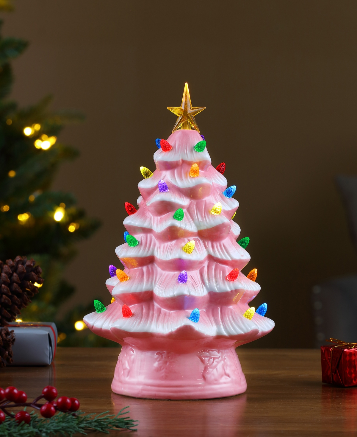 Mr. Christmas 12" Nostalgic Christmas Tree In Multi