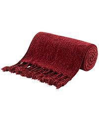 Fringe Tassels Chenille Throw, 50" x 60"