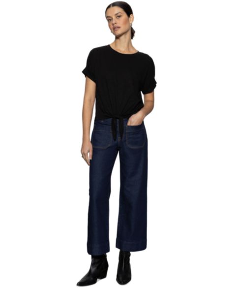 Женские джинсы Sanctuary The Marine Comfort-Stretch Wide-Leg, цвет: Magnetic
