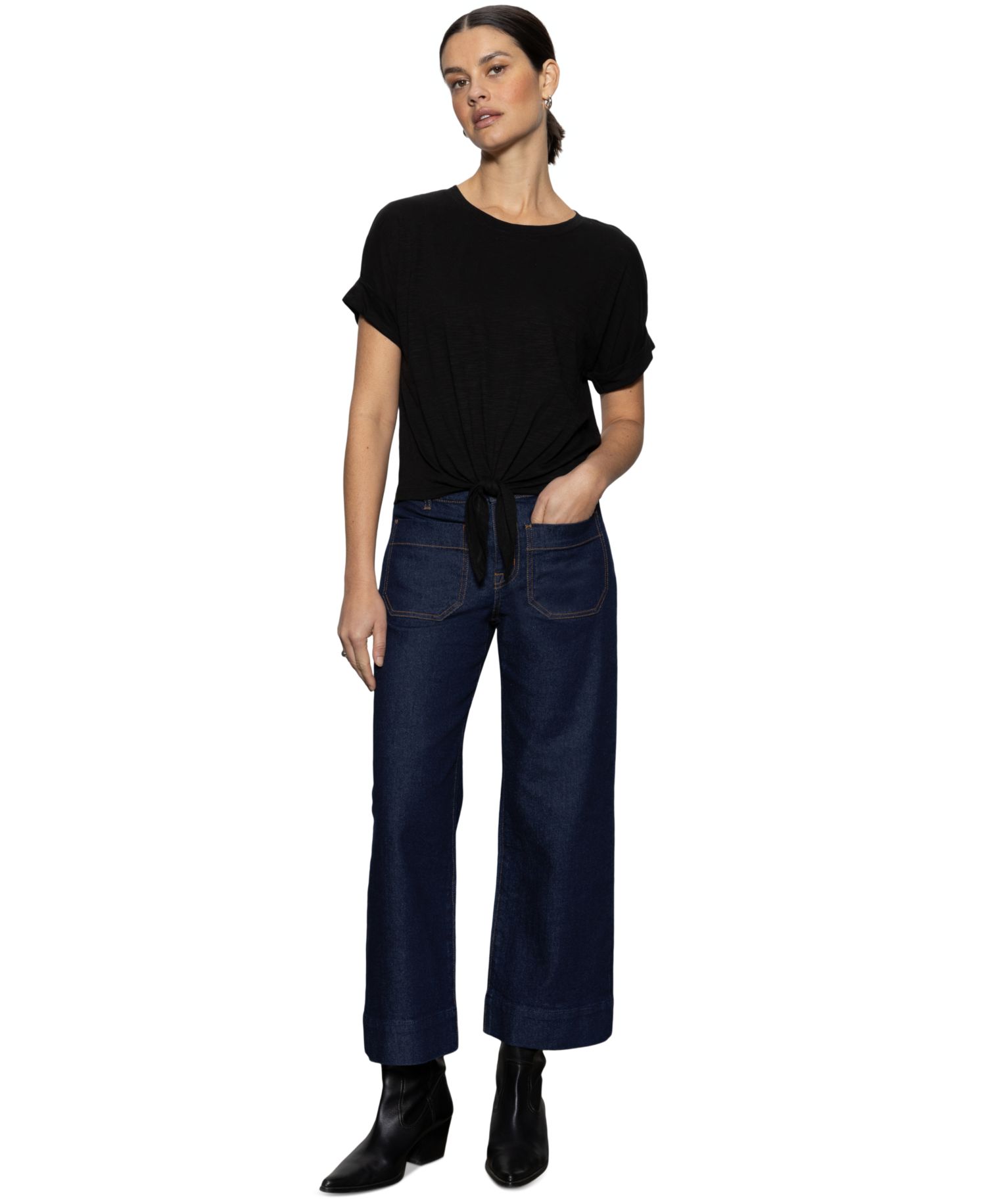 Women's The Marine Comfort-Stretch Wide-Leg Jeans