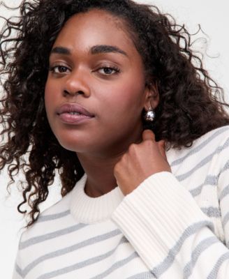 Trendy Plus Size High-Neck Sweater, Macy's Exclusive