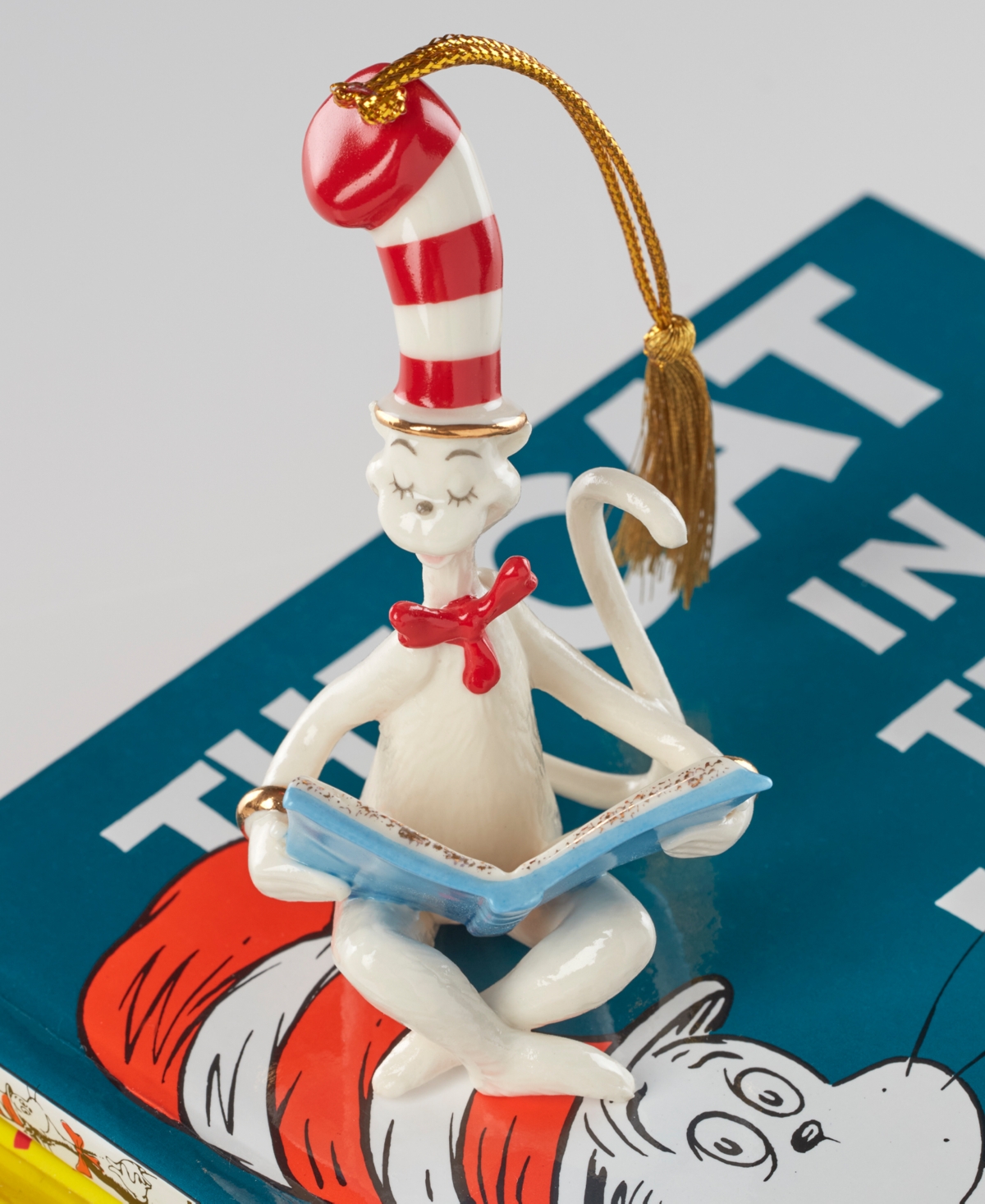 Lenox Cat In The Hat Ornament In Multi