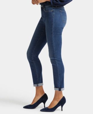 Petite Sheri Slim Roll Cuff Jeans