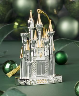 2025 Cinderella Castle Silverplate Ornament