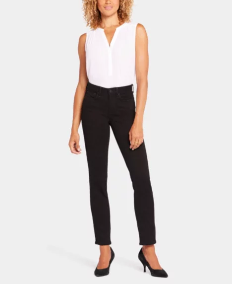 Petite Sheri Slim Pull On Jeans - Black