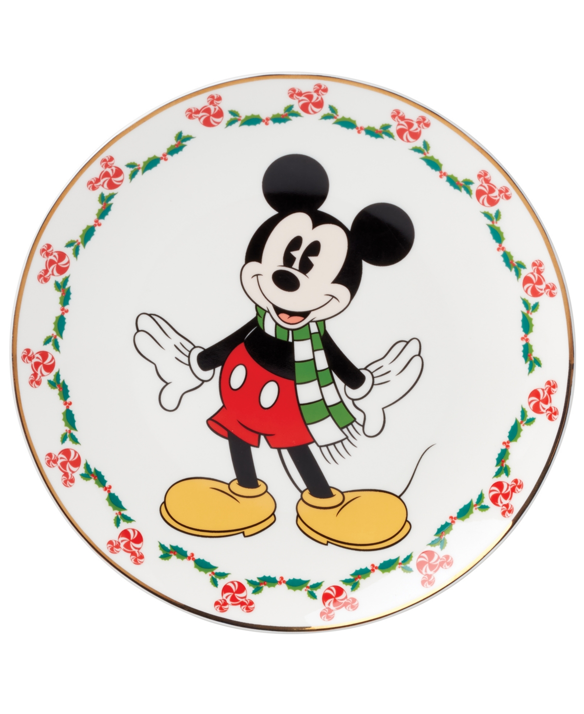 Lenox Disney Holiday 12 Pc. Dessert Set, Service For 4 In Multi