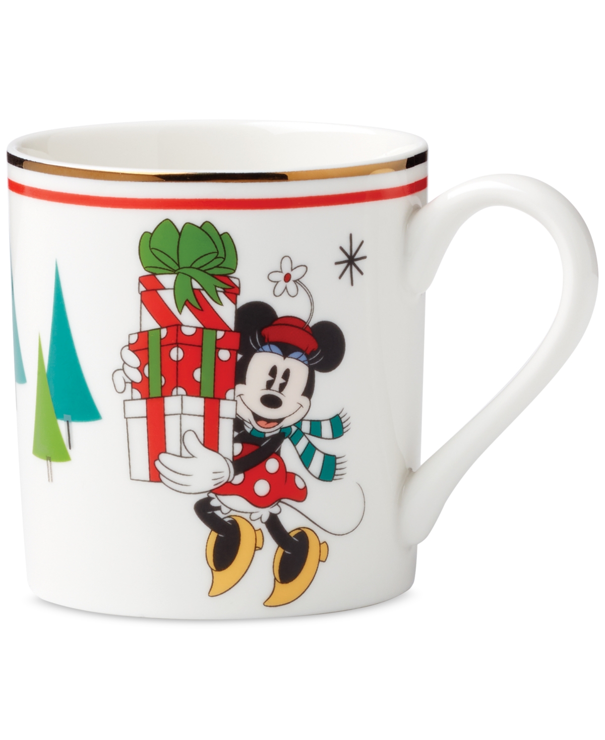 Lenox Disney Holiday 12 Pc. Dessert Set, Service For 4 In Multi