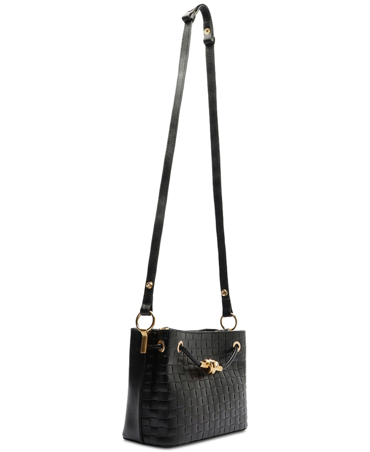 Arezzo Delphine Medium Crossbody In Black