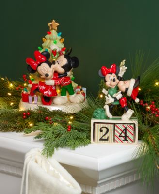 Disney Mickey & Minnie Lit Tree Figurine