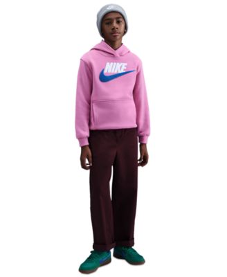 Big Kids Sportswear Club Fleece Chenille Logo Hoodie