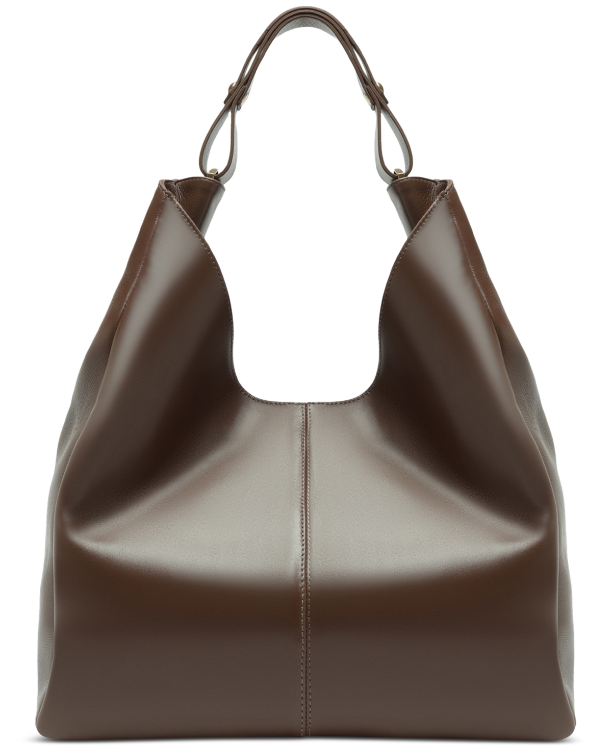 Arezzo Owen Large Suede Hobo In Brown