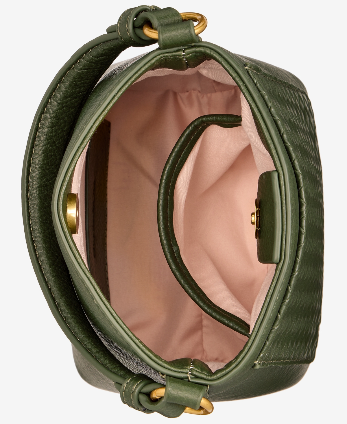 Style & Co Mini Woven Bucket Bag, Macy's Exclusive In Green