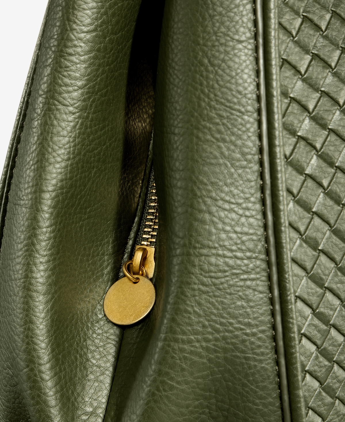 Style & Co Medium Woven Four Poster Bag, Macy's Exclusive In Green