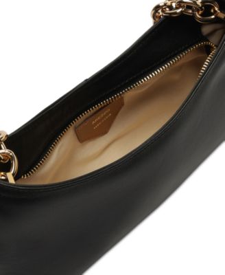 Luna Small Leather Baguette
