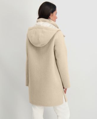 Women's Hooded Zip-Front Coat