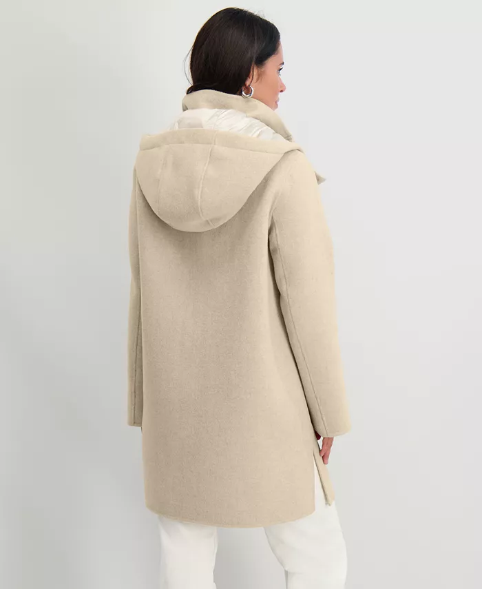 Women's Hooded Zip-Front Coat - thumbnail 6