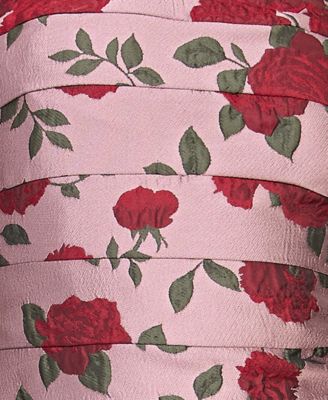 Juniors' Jacquard Fit & Flare Dress