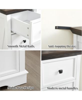 Freestanding Bathroom Cabinet Clothes Storage with 6 Drawers