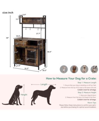 Dog Crate Desk Hutch