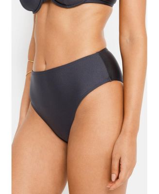 Women's Shimmer High Waisted Bikini Swimsuit Bottom