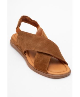 Women's Broods Elastic Leather Slip On Sandals