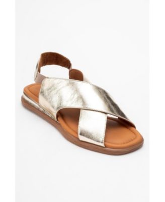 Women's Broods Elastic Leather Slip On Sandals