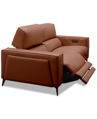 Neiwert 2-Pc. Leather Sofa Sectional with 2 Power Recliners