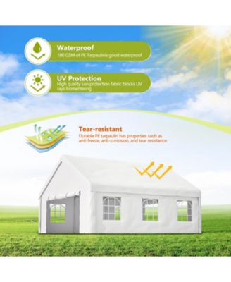 20x20 Party Tent with Sidewalls & Storage Bags