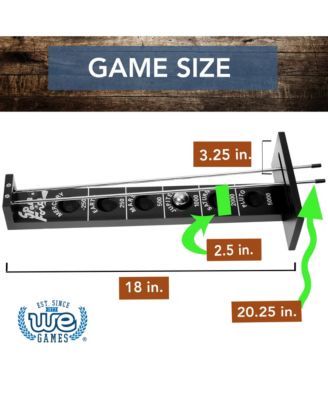 Shoot The Moon - Solid Wood, Black Stained - 18 in.