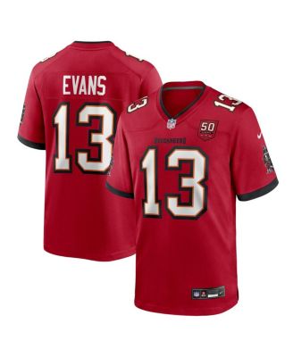 Nike - Men's Mike Evans Red Tampa Bay Buccaneers 50th Anniversary Game Jersey
