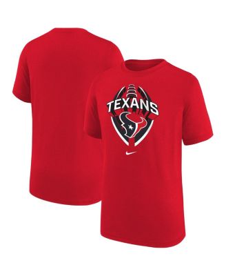 Nike - Big Boys and Girls Red Houston Texans Icon Legend T-Shirt