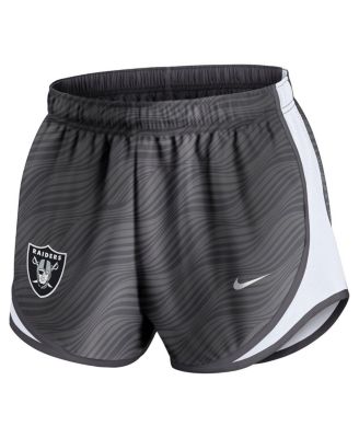 Women's Anthracite Las Vegas Raiders Tempo Performance Shorts