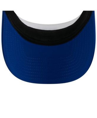 Men's White/Royal New York Giants 2025 NFL Training Camp Adjustable Visor Hat