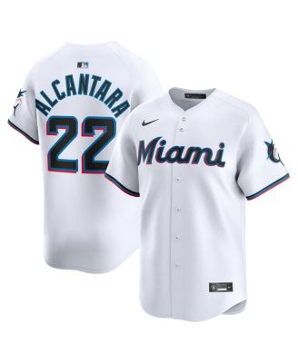 Nike - Men's Sandy Alcantara White Miami Marlins Home Limited Player Jersey