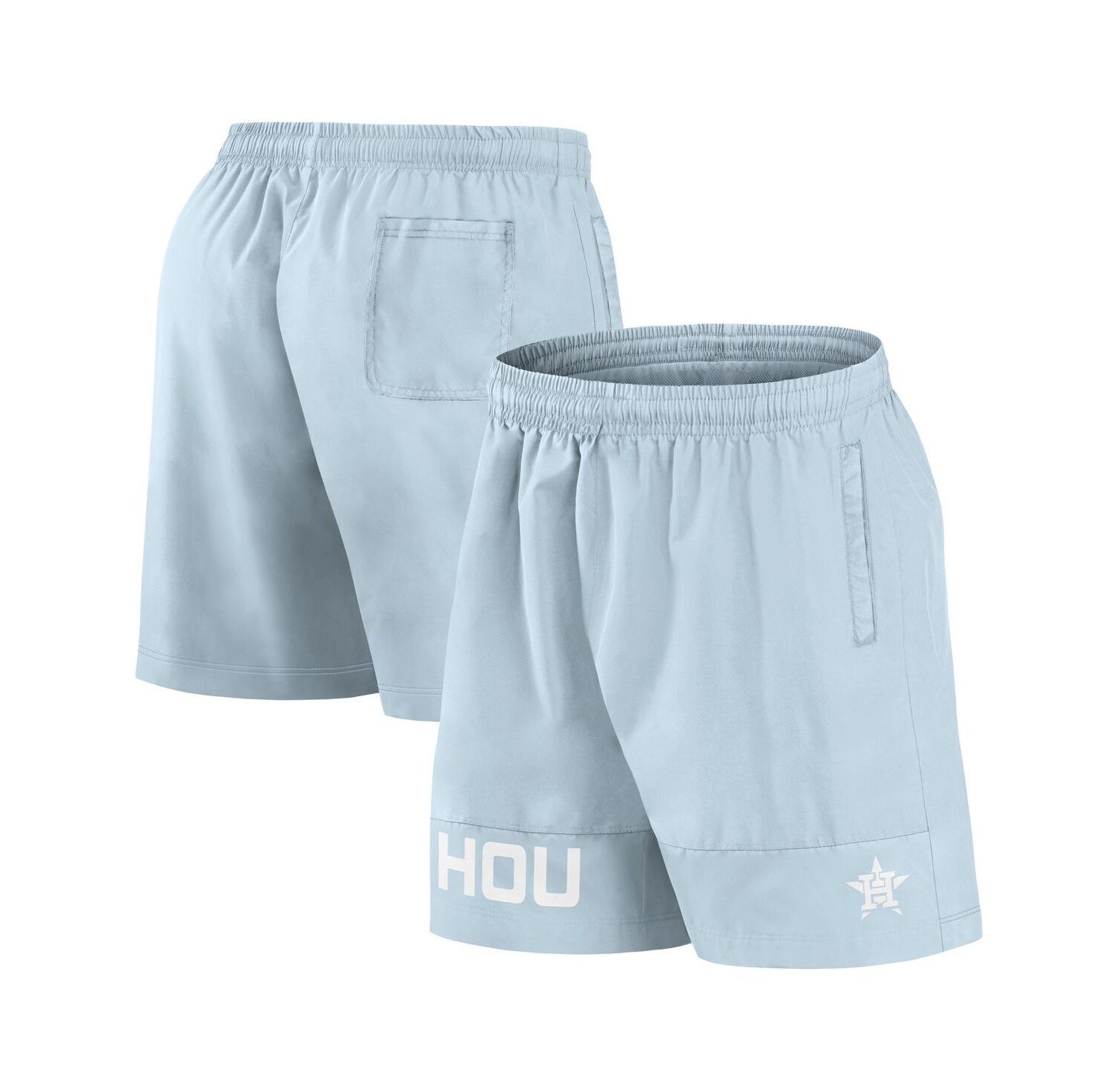 Men's Light Blue Houston Astros Elements Swim Shorts