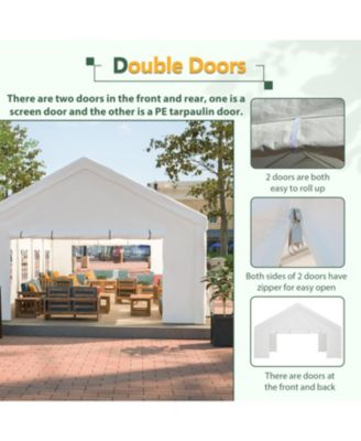 16x32 Party Tent w/ Sidewalls & Bags - Wedding BBQ Camping