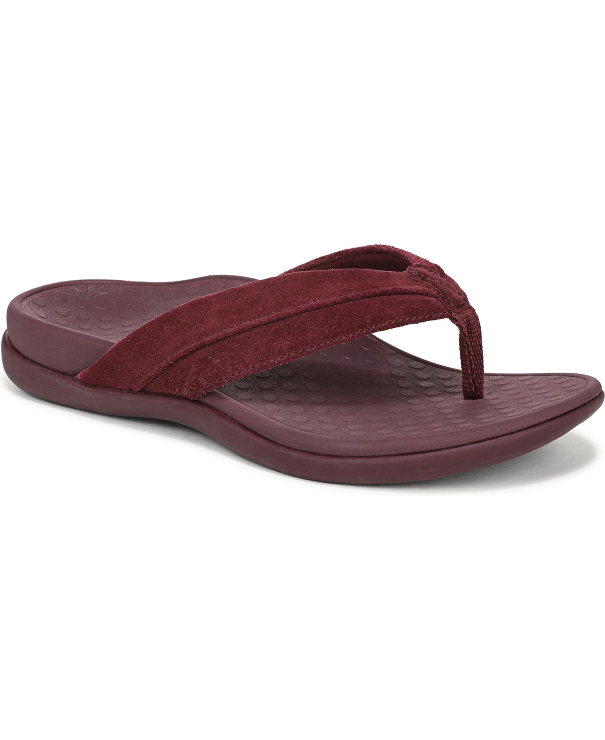 Womens Shore Thong Sandals - Cameo rose suede