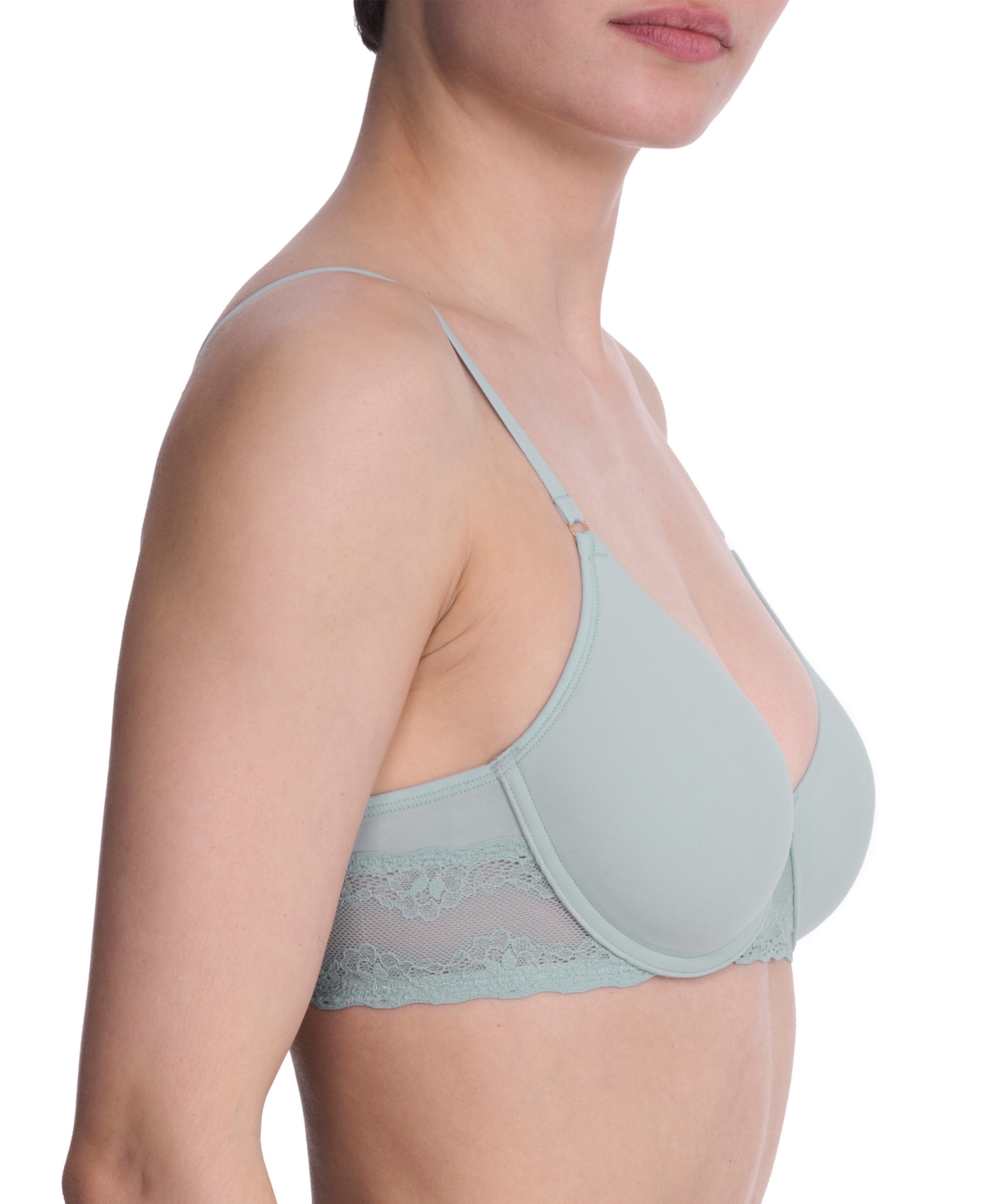 Natori Bliss Perfection All Day Underwire Contour Bra In Green