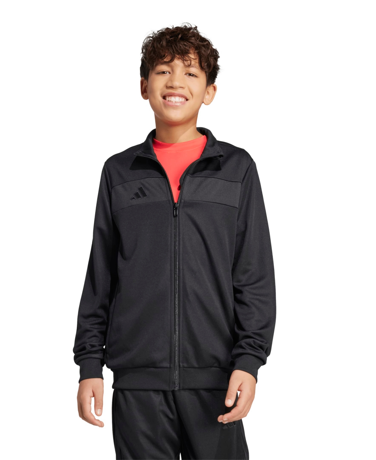 adidas Big Boys Tiro 25 Essentials Training Jacket - Black