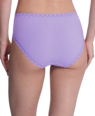 Bliss Lace-Trim Cotton French-Cut Brief Underwear 152058